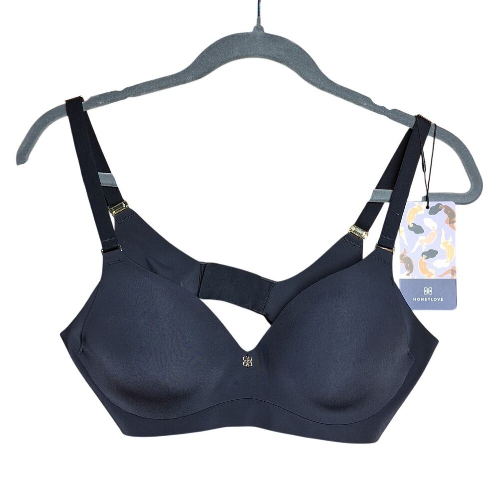 Honeylove Black Seamless T-Shirt Bra - Picture 2 of 5